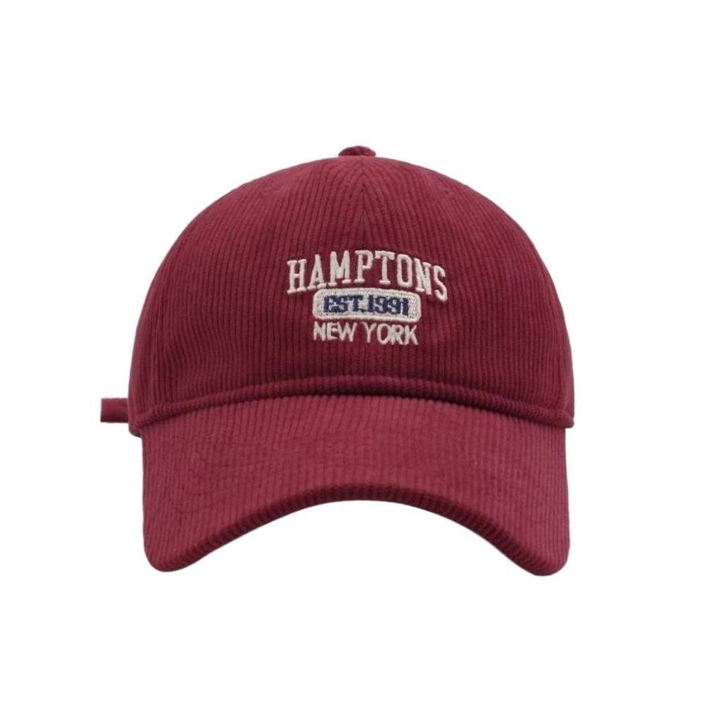 Sun Protection Baseball Cap Versatile Sports Hat Casual Corduroy Cap  Spring/Summer
