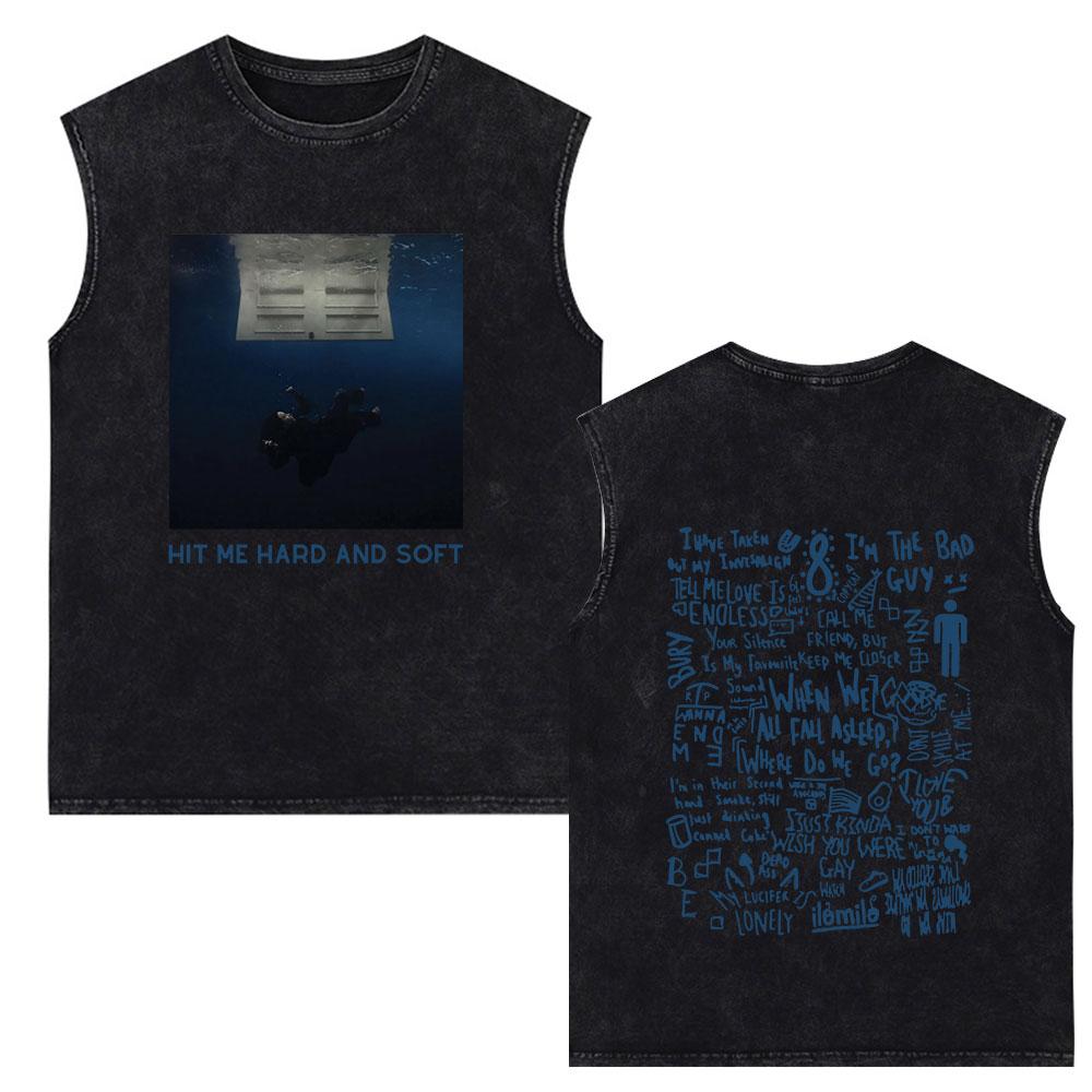 

Hit Me Hard and Soft Tour Винтажные потертые майки для мужчин и женщин, свободная хлопковая майка без рукавов XL