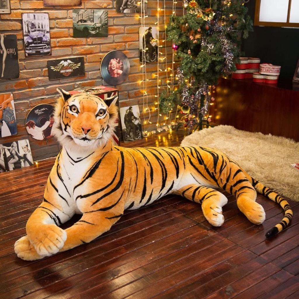 Plush Tiger Body Pillow, Perfect Gift for Kids, Birthdays, Anniversaries, and Celebrations (50cm)