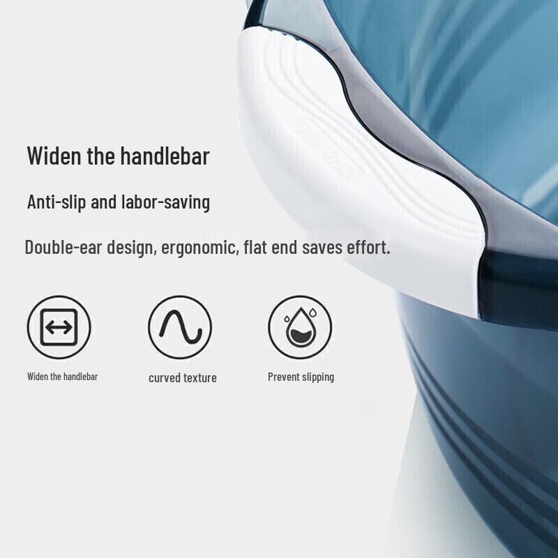 Chahua 38cm Thickened Plastic Washbasin with Handle