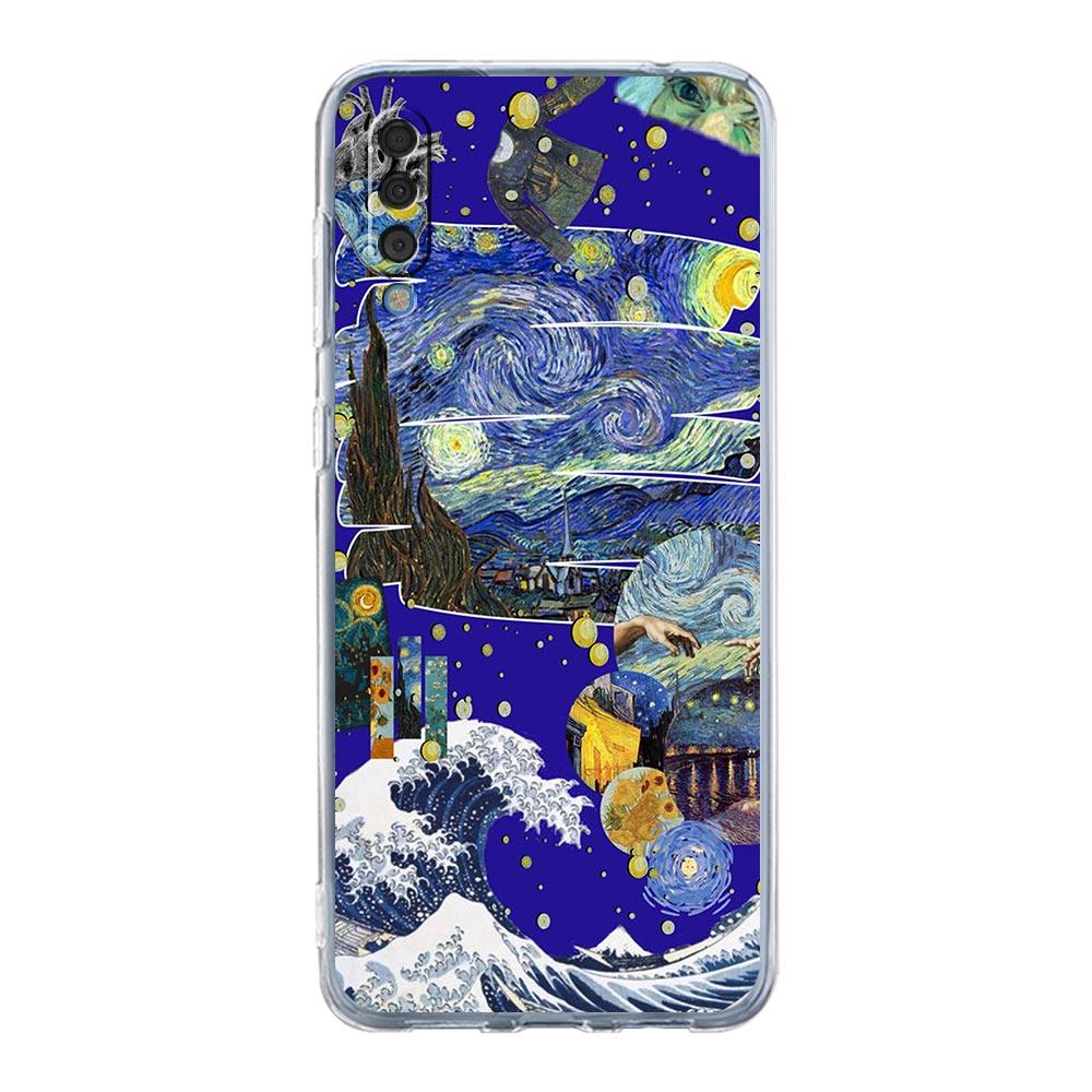 Starry sky van gogh art Phone Case For Samsung A14 5G A12 A22 A32 A34 A42 A52 A54 A50 A70 A30 A40 A20E A10S A20S A02S A04S Cover