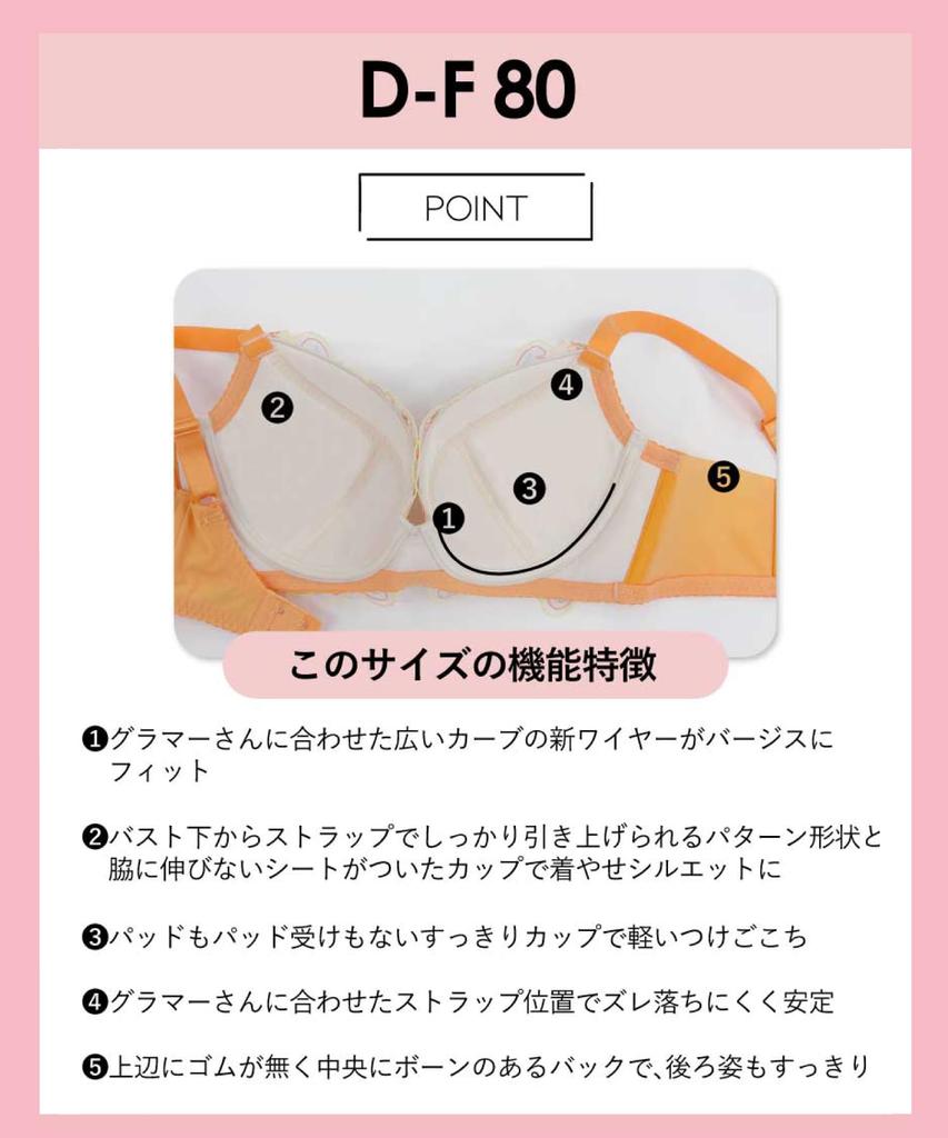 Amphi Personalized High Back Fits Plus C75 Bra, Design, Sides, Smoothing, A-G Cups, Sizes, [stylist 4U] Bra, BOG306, Women's, White,