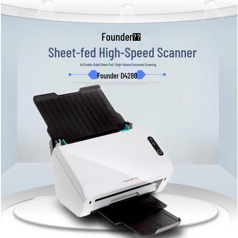 

Founder D4280 High-Speed Duplex Document Scanner CN plug (adapter included)