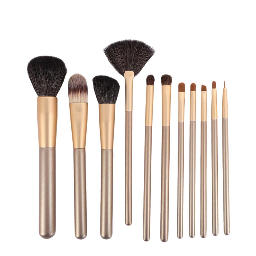 Complete Set of Animal Hair Blush Brush Eyeshadow Brush Loose Powder Brush Nose Shadow Brush Detailing Makeup Brush Set