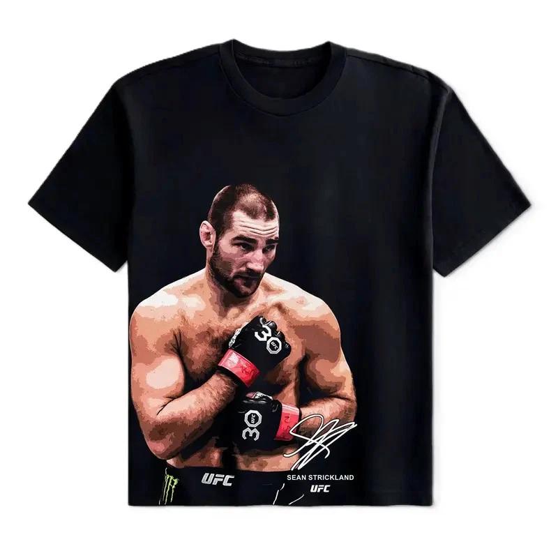 Футболка UFC MMA Шона Стрикленда, Спортивная футболка с изображением чемпионов UFC, Графическая футболка XXXXL
