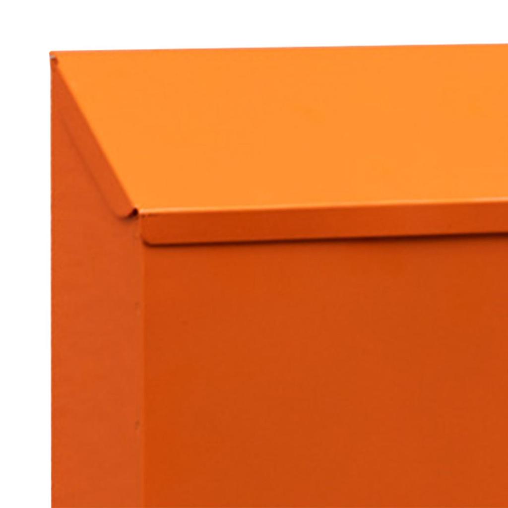 Wall Mounted Mailbox Wall Hanging Mail Box,Large Capacity Letter Box Newspaper Holder Box Drop Box with Lock for Porch Decor