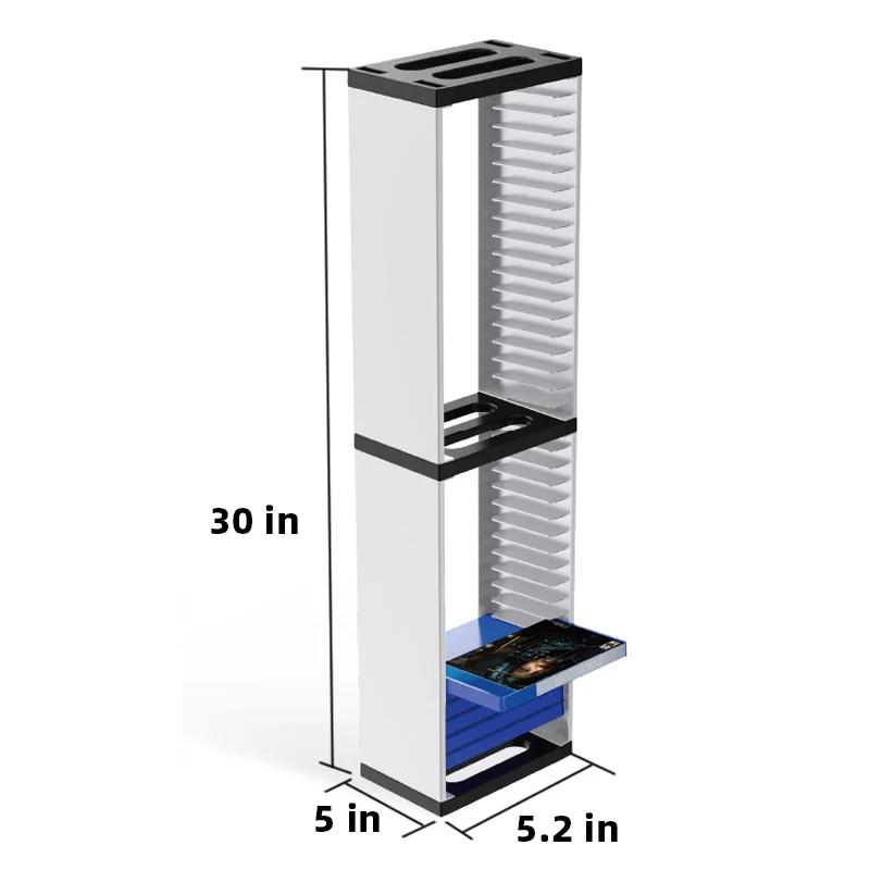 24/36PC Multifunctional Host Disc Double-layer Storage Box Holder For PS5/PS4 Switch Disc Shelf Xbox Series X Holder Accessories