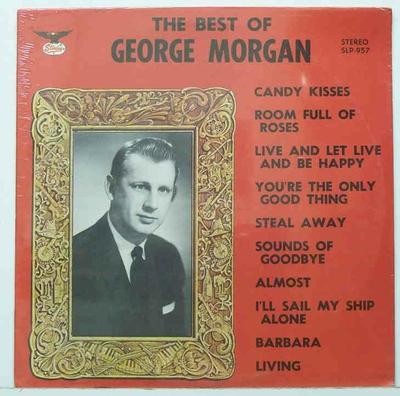 LP Record GEORGE MORGAN - The Best Of George Morgan SLP957 Starday Records 1975 US Folk Used