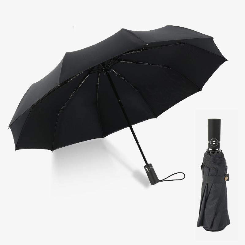 Automatic Folding Umbrella Unisex Double Double-Layer Windproof Automatic Business Simple Rain-shading Sunshade Large Sunny