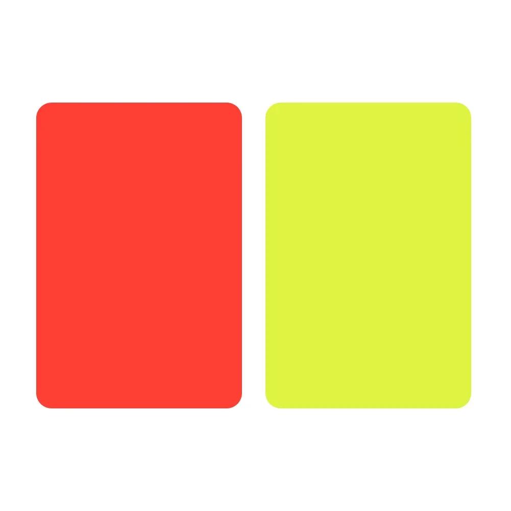 

Футбольные карточки судьи из ПВХ, красные, желтые, футбольные, тренировочные, судейские, инструмент для предупреждения и удаления, футбольные принадлежности