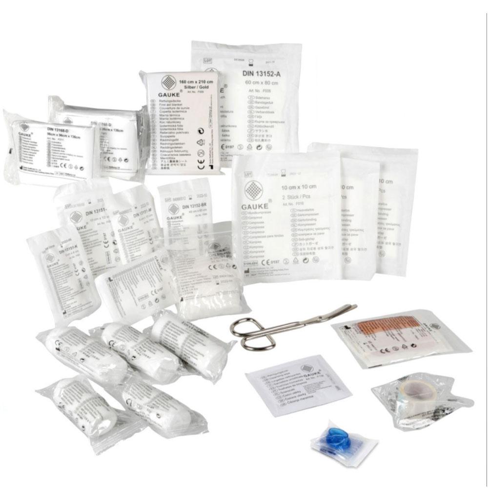 Car First Aid Kit Din 13164 Plus In Nylon With First Aid Equipment 1 Piece