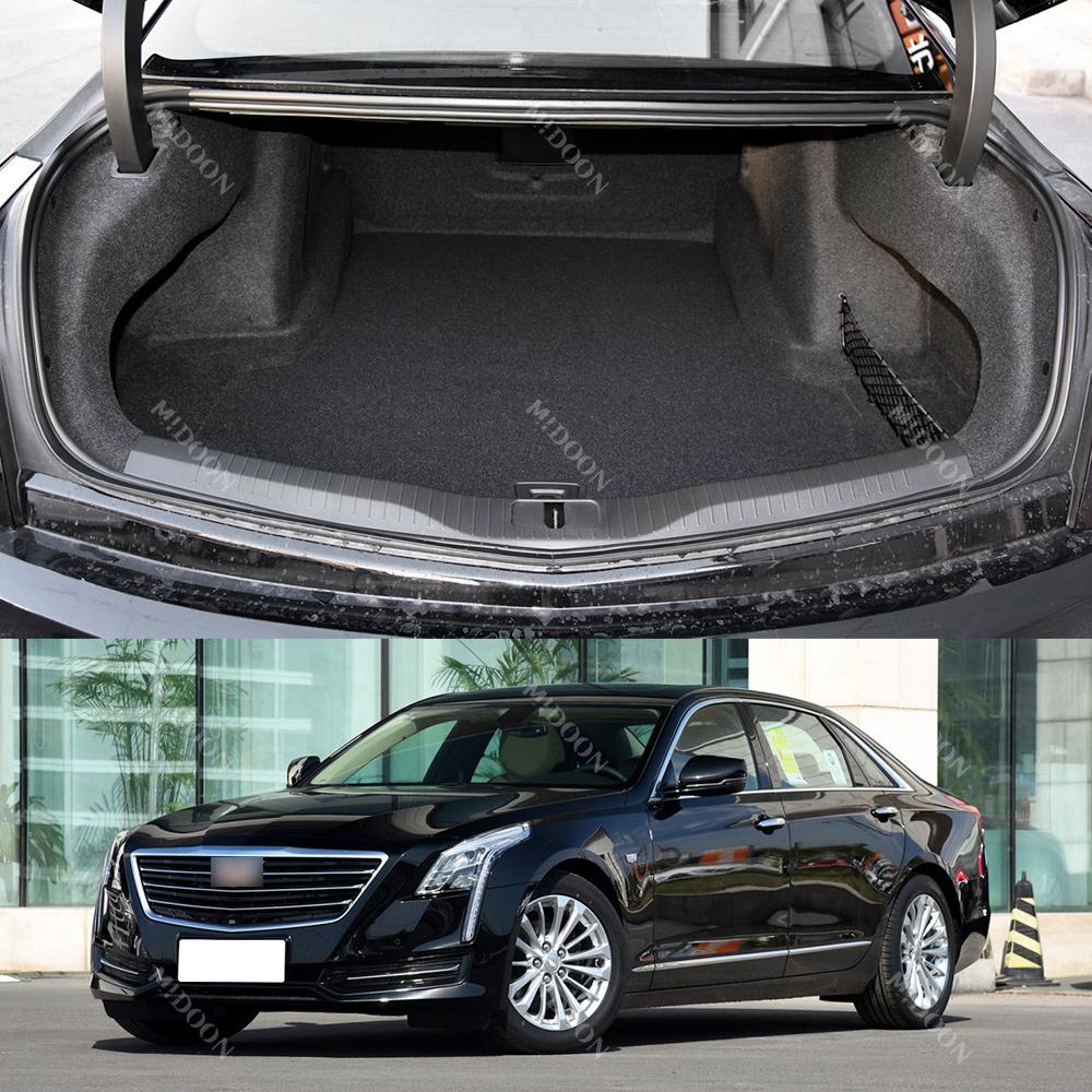AASL1 Car Trunk Mat For Cadillac CT6 2016 2017 2018 2019 2020 2021 2022 Custom Car Accessories Auto Cargo Liner Interior Decoration