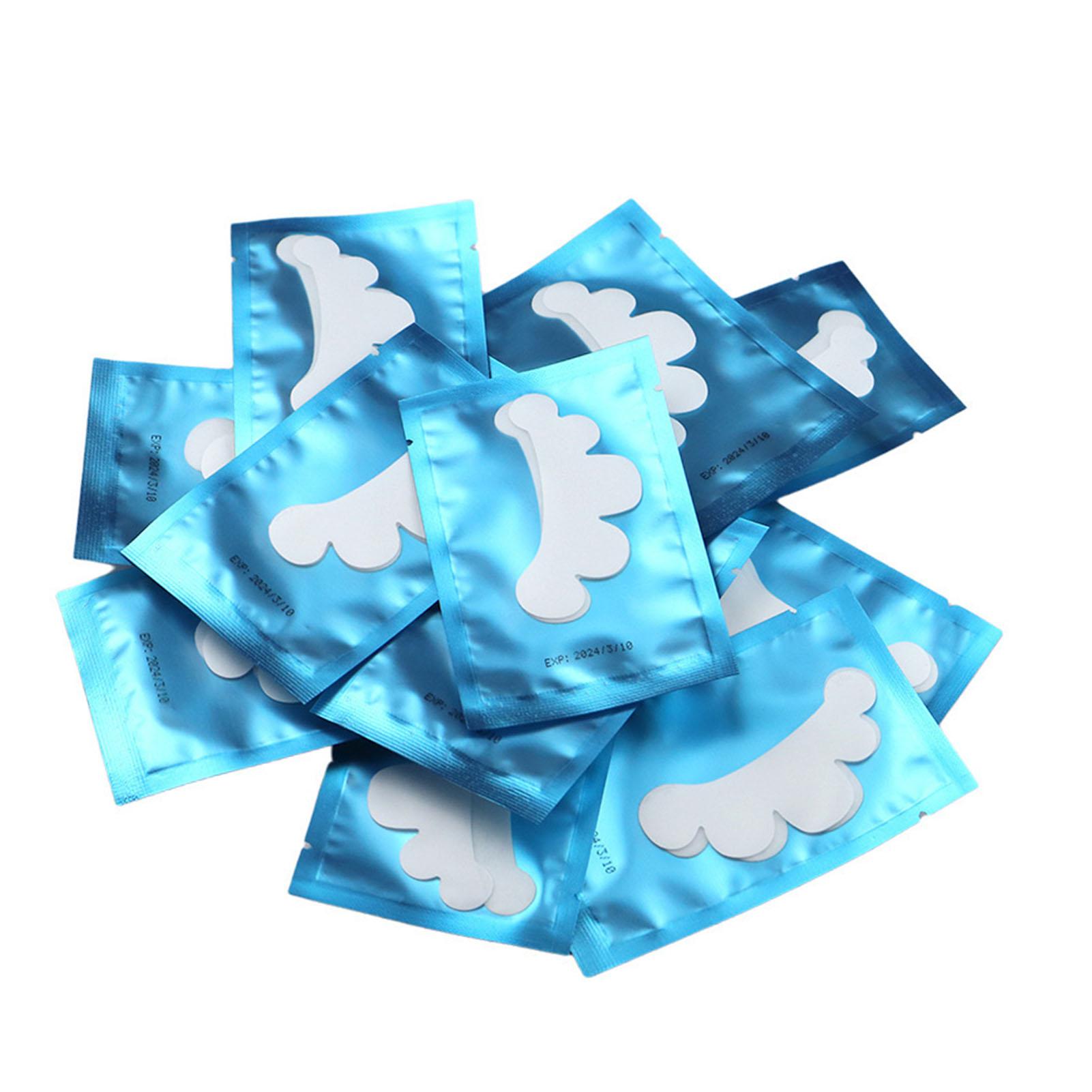 

50 шт. под глазами подушечки для ресниц в форме лепестка накладные ресницы накладные ресницы принадлежности для наращивания ресниц синий