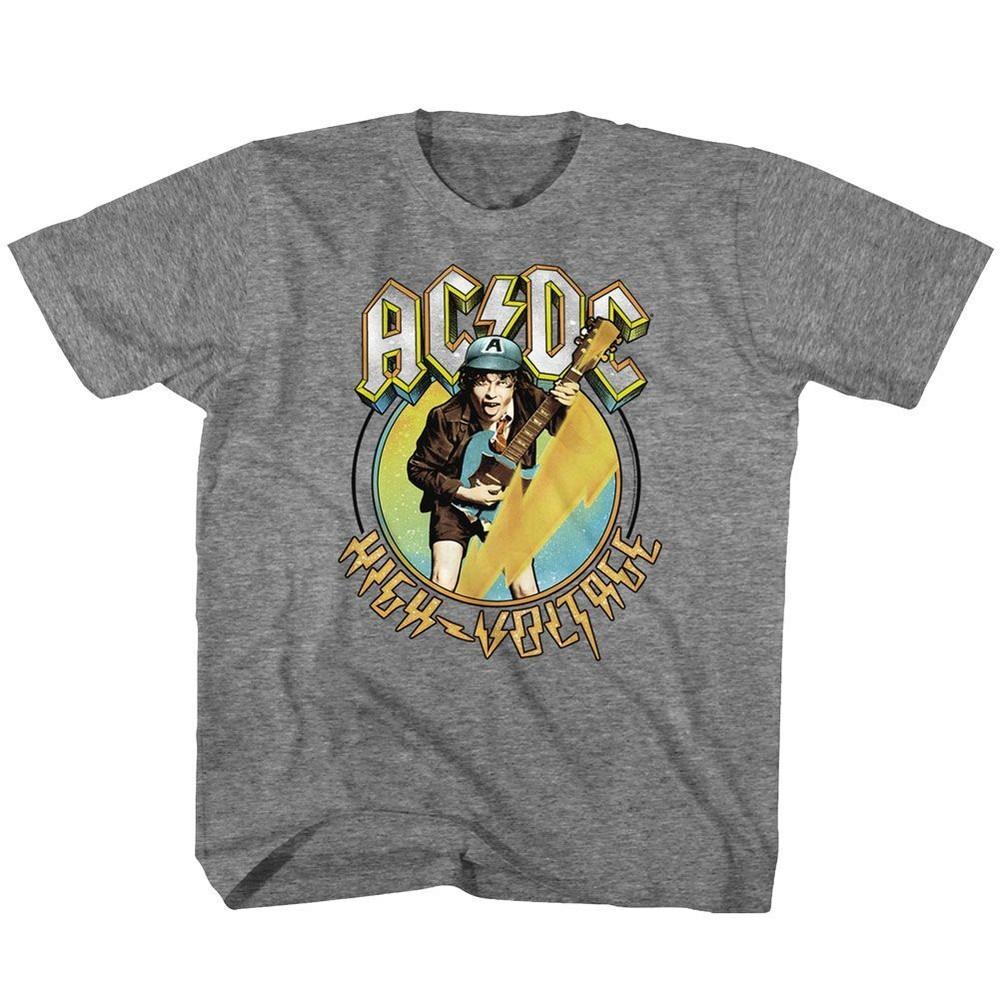 

Kids AC/DC High Voltage Rock and Roll Music Band T-Shirt Unisex T-Shirt M