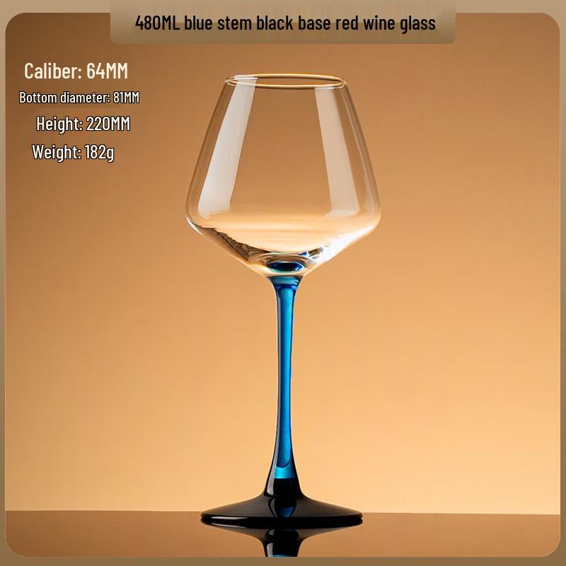 

Elegant Crystal Stemmed Wine Glass