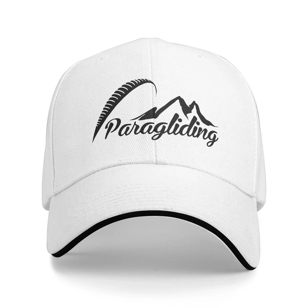 Eat Sleep Fly Paraglider T Shirts for Men Cool Paragliding Sandwich Hat Hats Sports Cap Breathable Snapback Caps Baseball Cap