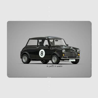 Austin Mini N8 Cooper Poster Metallplakette Kino Garage Club Bar Retro Plaketten Blechschild Poster