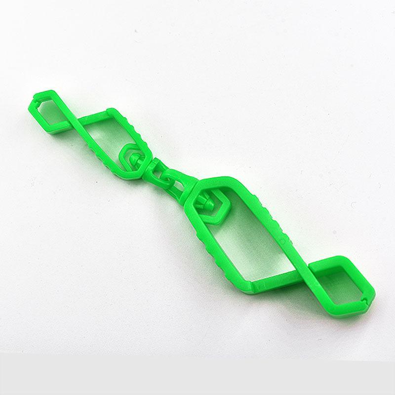 Durable Plastic Glove Clips With 360 Degree Rotatable Joint Non Slip Design For Construction Workers Outdoor Gardening Work