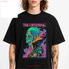 The Offspring Tour Poster Full Color Psychedelic Skull Design T Shirt Cool New Vintage Washed Unisex Comfortable Casual Soft