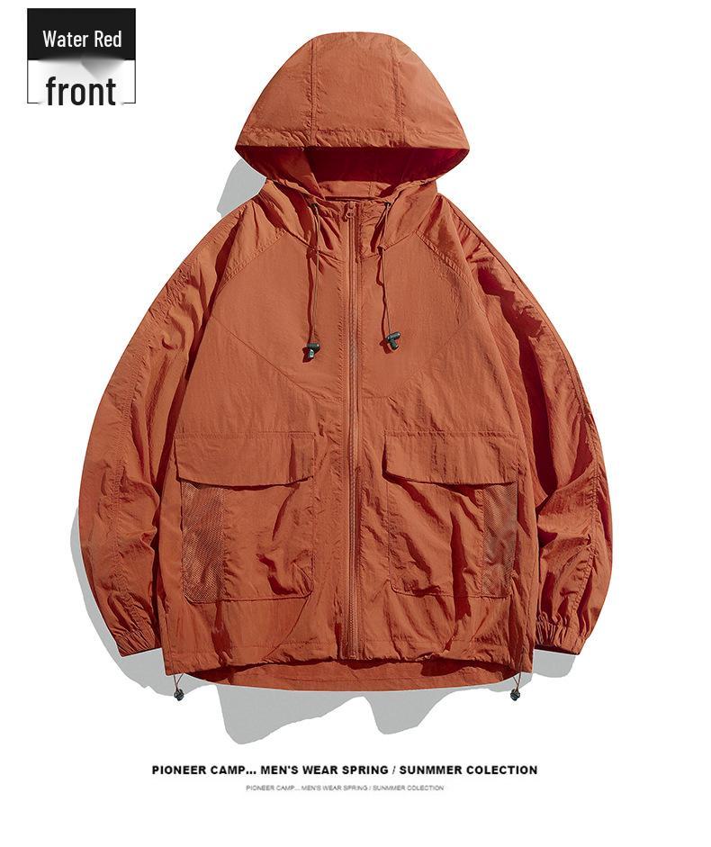 Dopamine UV Protection Couple's Windbreaker: Lightweight, Breathable Summer Skin Clothing for Men & Women, Ideal for Climbing & Outdoor Activities.