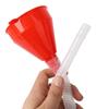 Car Fuel Filling Funnel with Removable Hose Car Motorcycle 55cm Extended Guide Pipe Long Nozzle Motor Refueling Plastic Funnel