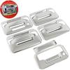 NewYall Chrome Exterior Door Handle Cover with Keypad and Tailgate Cover for Ford F-150 2004-2014 Outer Front Rear Left Driver Right Passenger Side