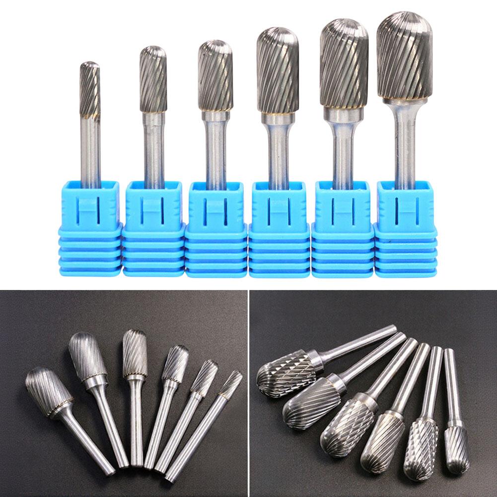For Metal Deburring Rotary Burr Metal Grinding Tool Double Cut Design Processing Hardness Up To HRC70 Efficient Material Removal