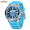 NORTH EDGE 2026 NEW ABYSS Solar Powered Dive Quartz Luxury Watch 200M Waterproof Dive Sports Watches 316L Steel 180+ Day Power