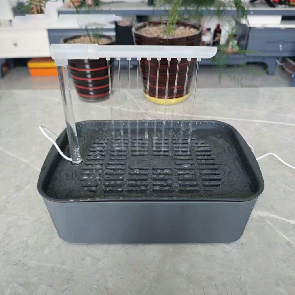 Elektryczna wanna dla ptaków zasilana przez USB Papugi Brodzik prysznicowy do domu Artykuł do pielęgnacji piór ptaków z łatwą kontrolą przepływu wody