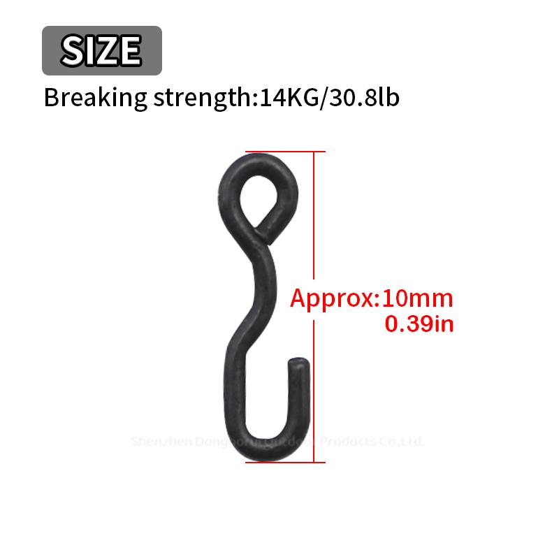 20pcs Carp Fishing Accessories Kit Hook Clip Kicker XL To Quick Change Carp Hooks For Carp Fishing Terminal Tackle