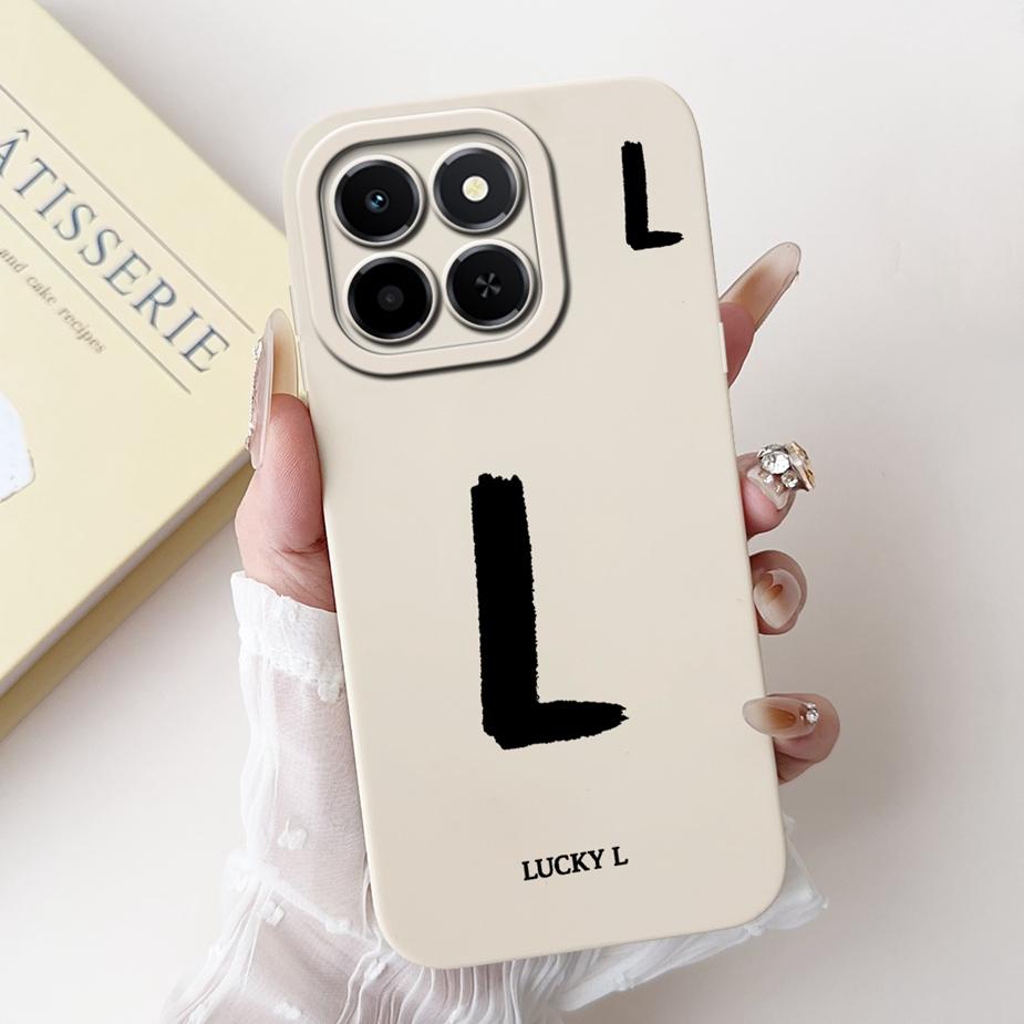 For Honor X6C Case NIC-LX1 NIC-LX2 NIC-LX3 Cute Lucky Letters Cover Soft TPU Phone Case For Honor X6c X 6c HonorX6C Fundas Coque