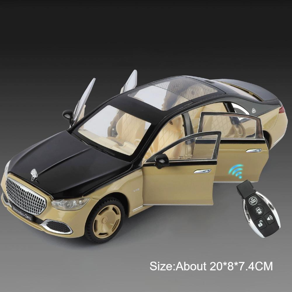 1:24 S680 Vs680 Modell Miniaturautos Legierung Druckguss Stoßdämpfung Rückzieher Türen Geöffnet Simulationsfahrzeug Festival Geschenke