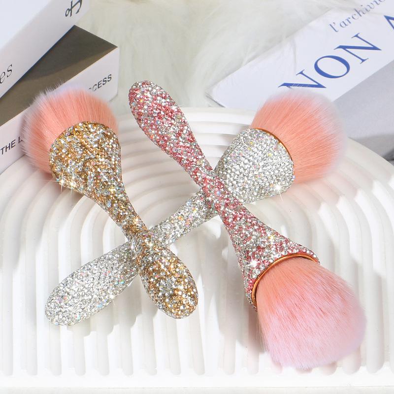 Diamond Waist Soft Hair Oversized Makeup Brush for Loose Powder and Blush