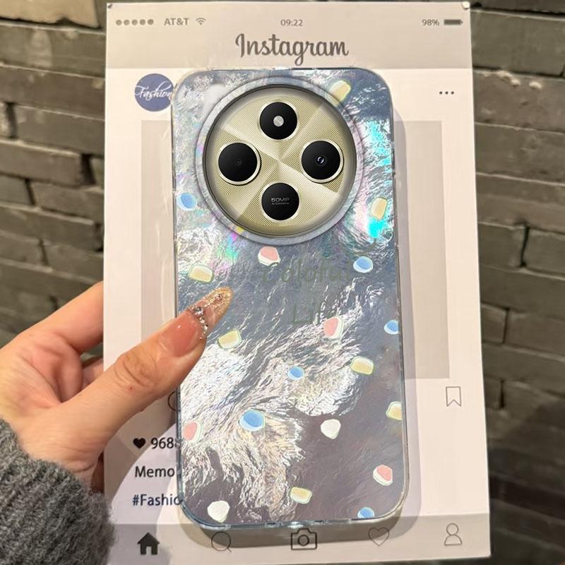 Cute Colorful Bow Heart Girls Women Phone Case For Xiaomi Poco X3pro X5 M6 X6 X3 NFC M5s M6 X7 Pro C75 C61 Bumper Fundas Cover