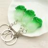 Fashion Chinese Cabbage Keychains Car Keyring for Bag Purse Jewelry Accessory