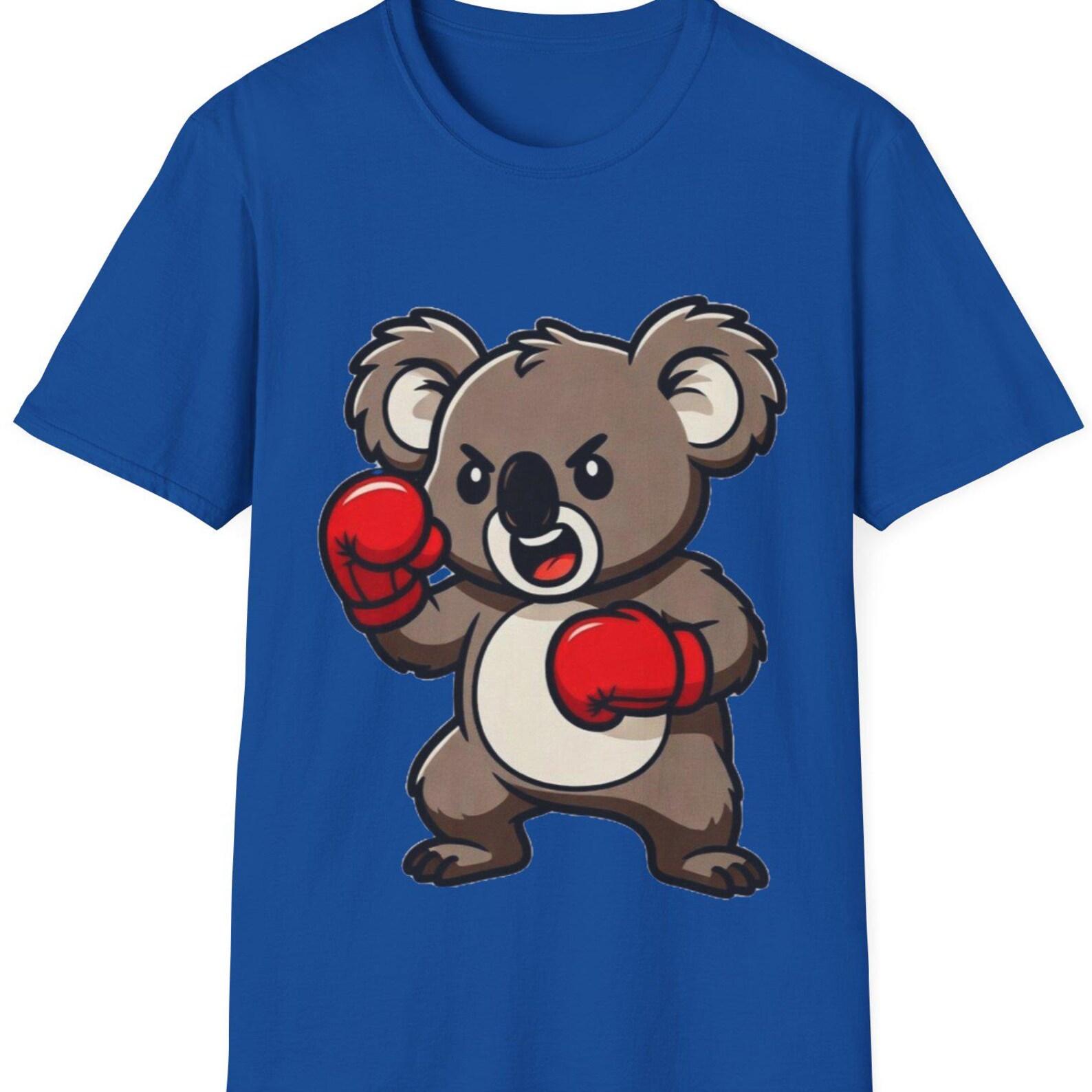 Boxing Koala T-Shirt | Cute Fighter Character Tee 100