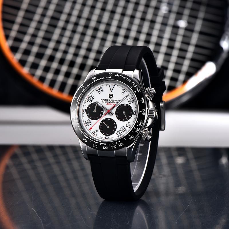 Pagani Design Sport Wristwatch For Man Top Brand Stainless Steel Waterproof Clocks Men Watch Military Quartz WristWatch