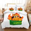 3D Anime Bed Sheet Sets This Is Fine Dog Bedding Set Single Twin Full Queen King Size Bed Set Adult Kid Bedroom Duvet Cover Sets