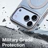 Leather Phone Case IPhone 18 Pro Max Glitter Electroplated Frame Magnetic Rotating Stand Shockproof