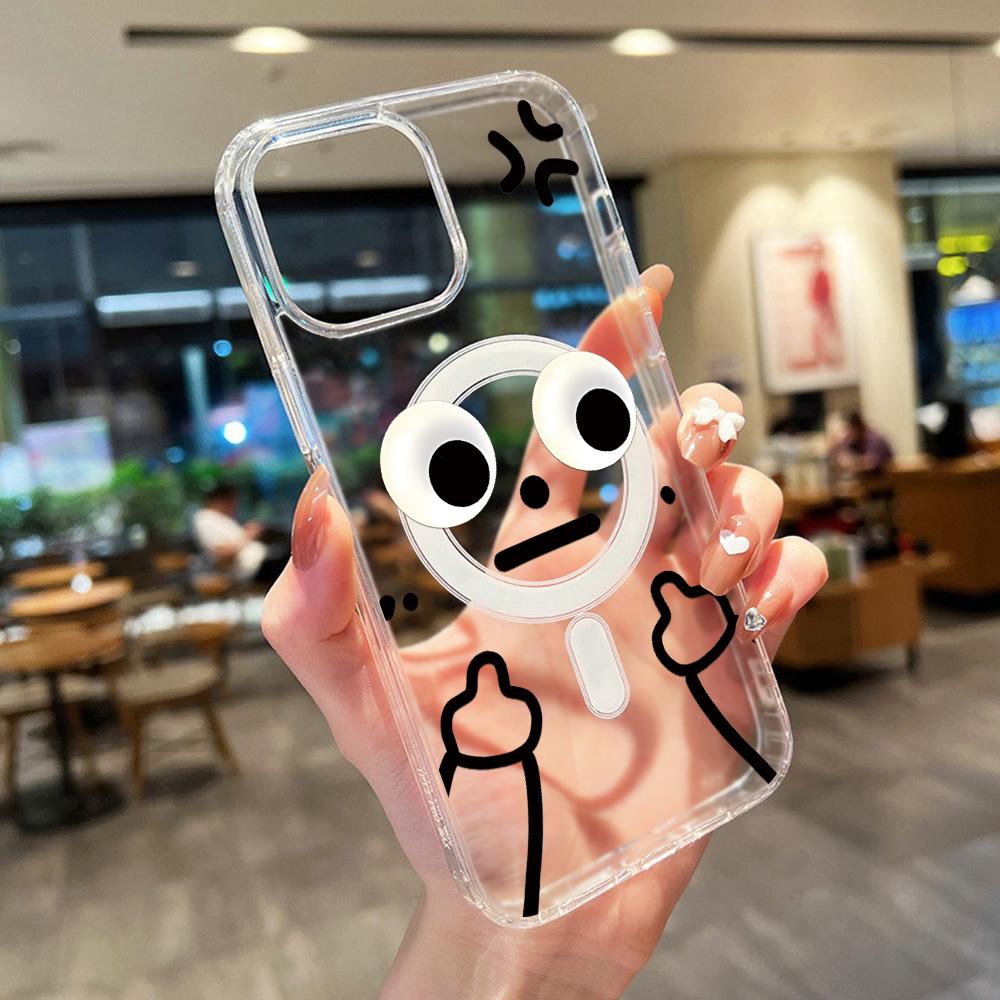 Magnetic Phone Case for iPhone 12 14 16 17 Pro 17 16 15 14 13 12 Pro Max  12 13 14 15  16 High Quality Shockproof Shell Full Protection Cute Style