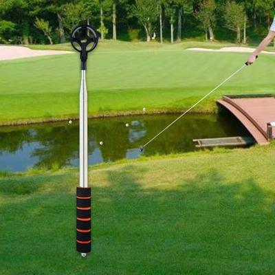 Zweiseitiges Golfball-Aufhebewerkzeug Ausziehbarer Edelstahl-Ballgreifer Wasser