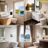 Modern Wall Hung Toilet GD2 Tank Panel 38732/38966 with ABS Component Wall Mounted Toilet Tank Cover Panel for GD2