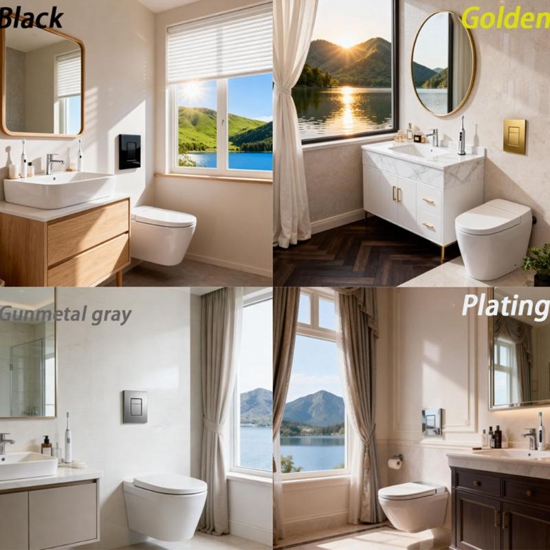 Modern Wall Hung Toilet GD2 Tank Panel 38732/38966 with ABS Component Wall Mounted Toilet Tank Cover Panel for GD2