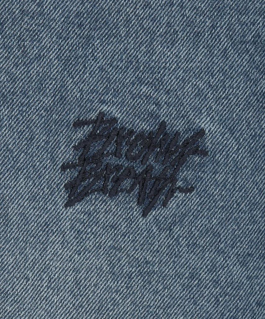 Brownbreath Denim Hood Zip Up - Blue
