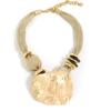 Statement Retro Stil Übertriebene Halskette Geometrischer Anhänger für Frauen Mädchen Hochzeitsparty Schmuck