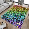 1PC Leopard Print Extra Large Non Slip Floor Carpet, Office, Family, Studio   Large Area Rug Indoor Rugs, Bold Statement Piece