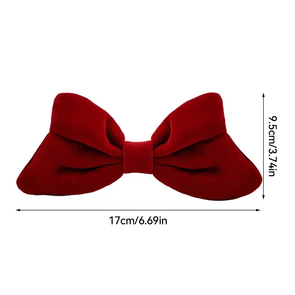 Universele Motorhelm Strik Decoratie Fluweel Elektrische Fietshelm Strikken Accessoires Schattige Strik Decoratie Meisje Vrouwen