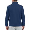 Men's Casual Long-Sleeved Collared Quarter-Zip Sweatshirt