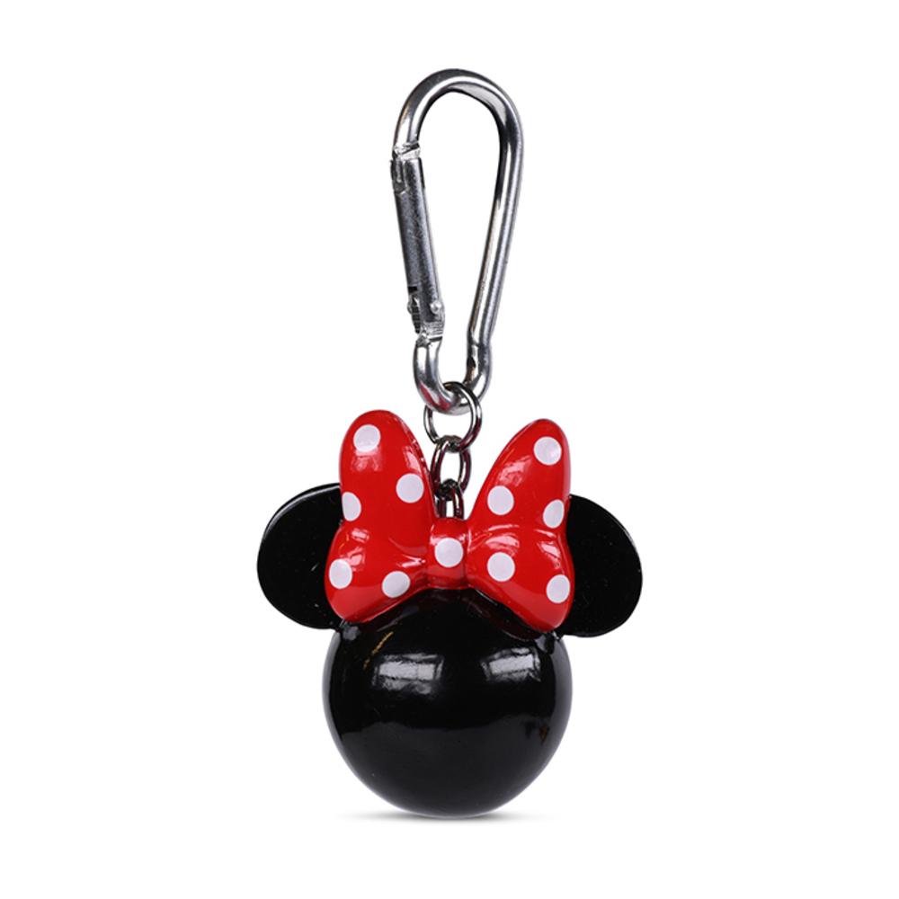 Minnie Mouse Head Rubber Keyring