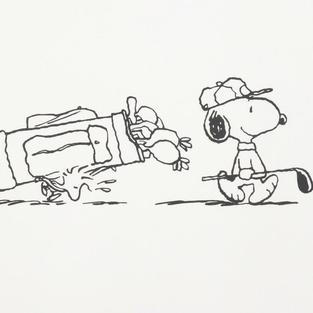 New Era Golf Short Sleeve Peanuts Snoopy ONSPOTZ Golf Mid Neck Tee T-Shirt, & Collaboration, Exclusive, White, L, S/S